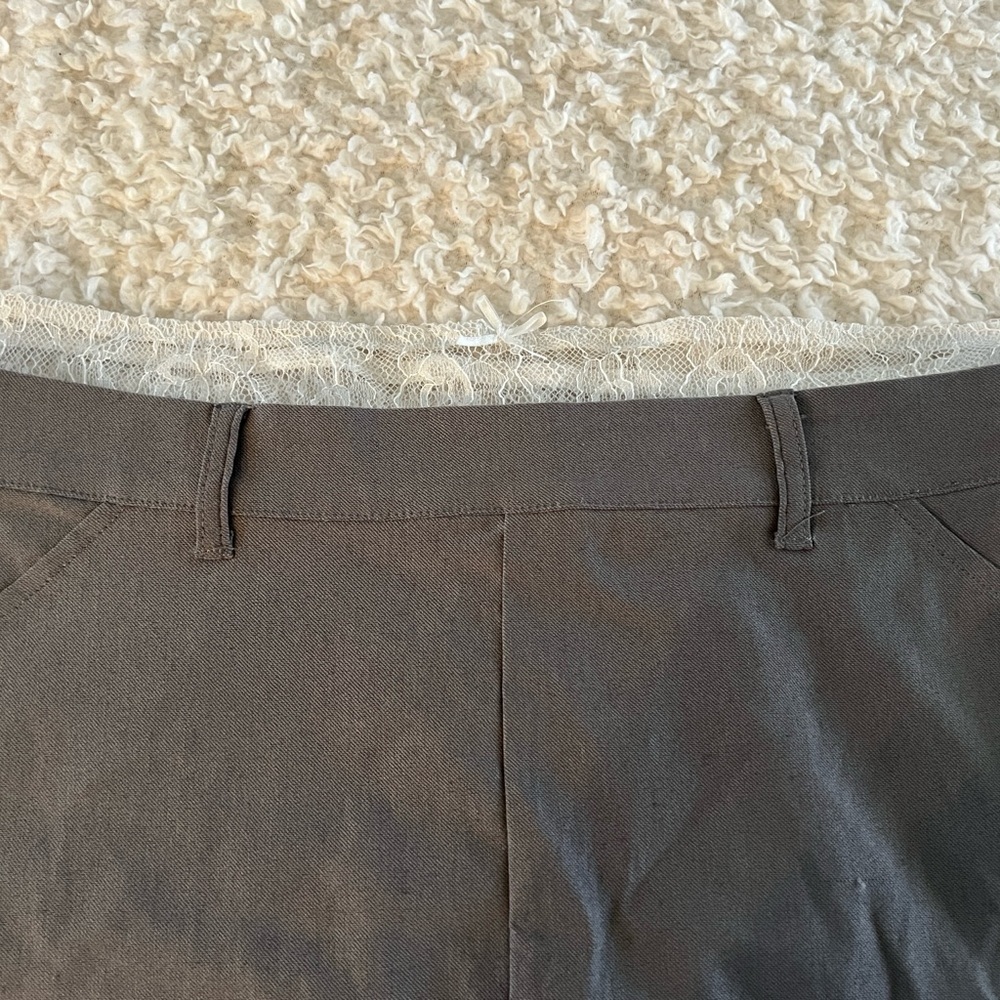Gray Mini Skirt - Picture 2 of 5